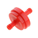 Red Motorcycle Inline Petrol Fuel Filter for Pit Dirt Bike - 6mm 1/4"