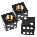 4pcs Car Truck Motor Bicyle Dice Tyre Tire Wheel Stem Air Valve Dust Caps Cosy
