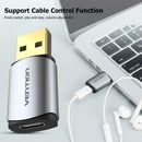 Vention CDMH0 USB 2.0 Sound Card 2.1 Channel Type-C Earphone Audio Adapter
