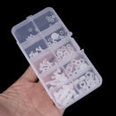 150Pcs M2 M2.5 M3 M4 M5 Nylon Hex Screw Bolt Nut Washer Assortment Kit FT