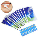 28Pcs/14Pair White Gel Teeth Whitening Strips Oral Hygiene Dental BleachiN Nw
