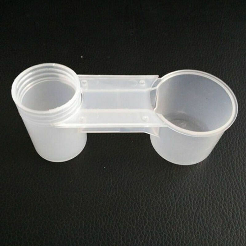 5Pcs Plastic Bird Feeder Drinker Cup Water Bottle For Poultry COP Dove Pige T3X5