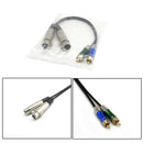 Kable 3 zoll  XLR Stecker auf Dual Buchse Kabel Adapter 1m