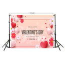 Love Heart Envelope Background Photography Backdrop for Valentines Day A