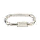 Stainless Steel 316 Quick Links Oval Carabiner Cable Shackle Connector 6mm