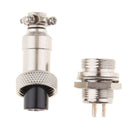 GX12 3 Pins Metal Waterproof Aviation Connector Plug & Socket