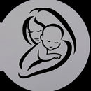 3pc Mom Love Baby Cookie Cake Stencil  Cupcake Stencil for Decorating Tools 3C
