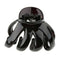 Large Hair Claw for Thick Hair Updo Tool Octopus Jaw Grip Folding Clip Black