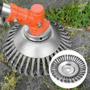2Pcs 6'' Rotary Steel Wire Weed Brush Lawn Mower Garden Tool Trimmer Cutter