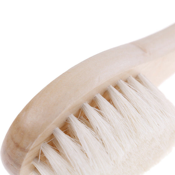 Eco-Friendly Comfortable Baby Goat Hair Brush and Comb Set for Newborn Tod JR