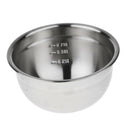 17.5cm Stainless Steel Metal Deep Mixing Bowls Caterer Salad Spaghetti Pasta