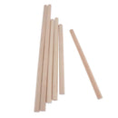 6 Pieces Wood Round Unfinished Wooden Dowel Rods for DIY Crafts Modeling Art