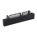 SATA 22 Pin Male to 22 Pin Female Left Angle Adapter
