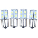 4x White 1156 1141 13SMD RV Camper Turn Signal Backup Reverse LED Light Bu-OZ