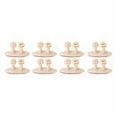 8Pcs Car Interior Clip Earphone Cable Clip Arrangement Panel Clamp(Beige) A