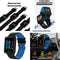 Electronic Sports Bluetooth Smart Watch Alarm Clock 180mAh Men Women Blue