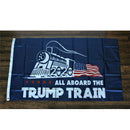 Trump Flag 2020 President Election Train Pattern Garden Home Decoration Support