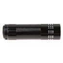 Black Mini Aluminum UV ULTRA VIOLET 9 LED FLASHLIGHT Torch Light Lamp