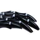 Fashion Punk Rock Devil Skeleton Hand Claw Hair Clips Black E4J4