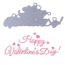 2pcs Cutting Dies Happy Valentine DIY Photo Album Scrapbook Emboss Stencils