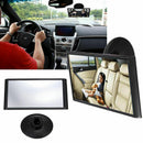 Truck Car Rear View Mirror Adjustable Suction Wide 2019 Rectangular Flat Ba H8R5