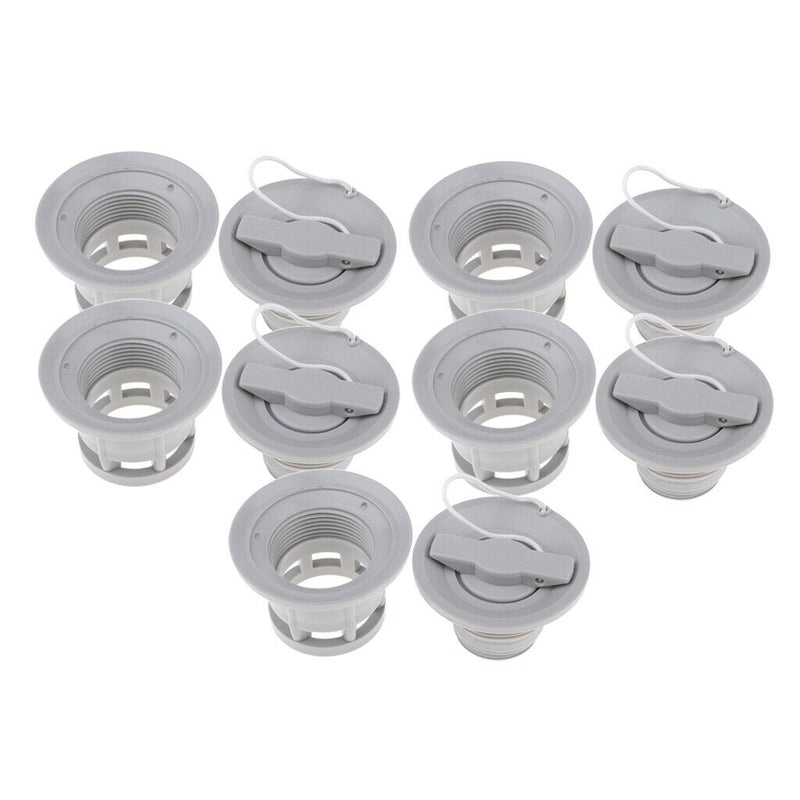 5pcs 6 Holes Plug Air Valve Adaptor Cap for Inflatable Kayaks Rubber Boat Dinghy