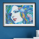 5D DIY Special Shaped Diamond Painting Beauty Cross Stitch Mosaic Kit Decor