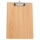 A4 Size Wooden Clipboard Clip Board Office School Stationery With Hanging H W6O3