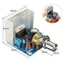 AC/DC 12V TDA7297 2*15W Digital Stereo Audio Amplifier Dual Channel AMP HOT S9H8
