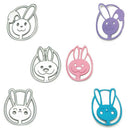 3Pcs Bunny Rabbit Metal Cutting Dies Stencil Embossing Album Die-Cut Mould