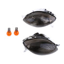 2x Smoke Turn Signal Lghts with Bulbs for Suzuki Hayabusa GSXR1300 1999-2007