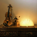 Rechargeable LED Mood Lighting,Multi-color Night Light Wooden Foldable Book