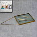 Glass Hanging Photo Frame Flower Plant Display Holder 5x10cm