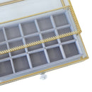 Glass Lidded Jewelry Box Bracelet Keepsake Decorative Display Tray Clear Box