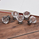 Crystal Glass Door Knobs Drawer Cupboard Cabinet Handle Furniture Hand â„–[
