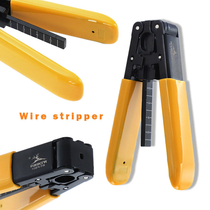 Stripping Tools Crimping Pliers Terminal Crimper Cable Cutter Wire Stripper A