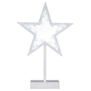 Star Shape LED Night Lamp White Frame Warm White Battery Power Xmas Decor