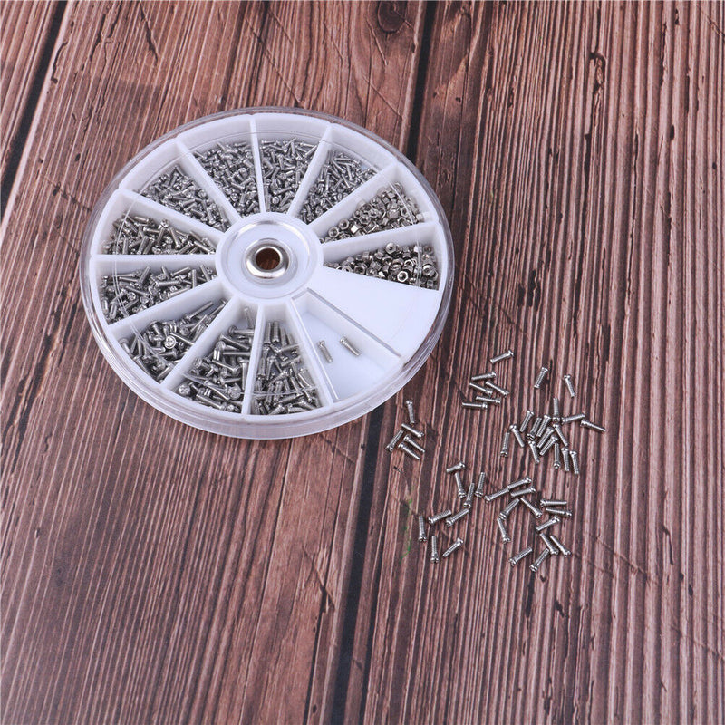 1000PCS Small 12 Kinds of Screw Nuts Electronics Assortment Kit SE