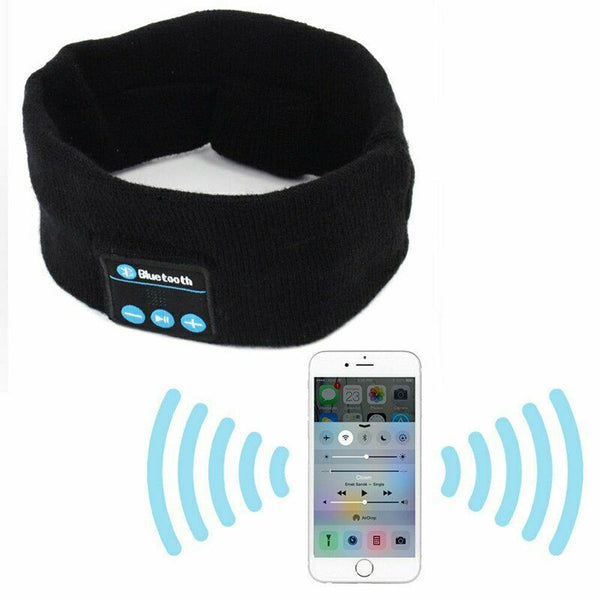 Wireless Bluetooth Stereo Headphone Headset Sports Sleep Headband Mic Big P O6S6