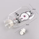Cartoon Hot Water Bottle Hand Warmer Water Injection Storage Bag (Animal)