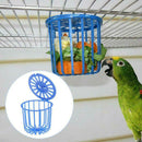 Pet Bird Parrot Feeder Cage Fruit Vegetable Holder Basket Cage New HangingB Hn