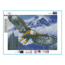 5D DIY Full Drill Diamond Painting Eagle Wings Cross Stitch Kit (30x40cm)