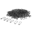 1000 Pieces Metal Black Safety Gourd Pins, Calabash Needle Pins DIY Home