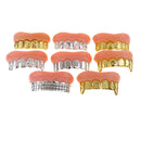 8pcs Gothic Artificial Teeth Zombie Tooth Fangs Halloween Party Fancy Dress