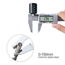150mm LCD Digital Electronic Carbon Fiber Vernier Caliper Gauge Micrometer