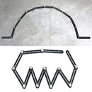 Folding Ruler Glass Woodworking Puncher for Builders, Craftsmen, Carpenters