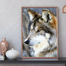 5D DIY Full Drill Diamond Painting Wolf Embroidery Mosaic Craft Kit (B001)