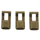5 Sets Bronze Tone Hook Clasps 24x12mm for Leather Bracelet