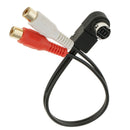 Audio Adapter Cable Aux Stereo Socket To 2 RCA Plugs For  CDA-7894 CDA-7893