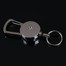 1pc Retractable Pull Key Ring Chain Clip Carabiner Holder Recoil Extends To  Gw